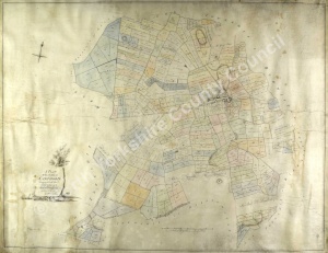 Historic map of Carthorpe 1795